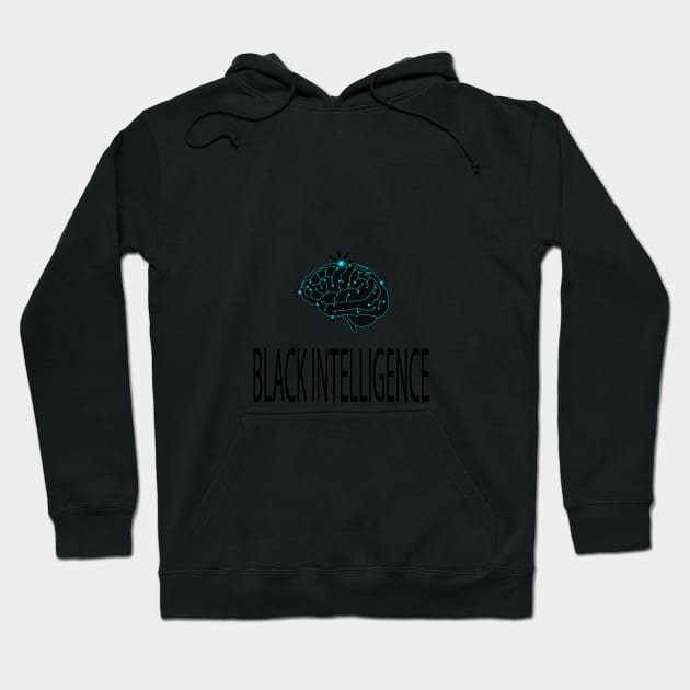 black intelligence Hoodie by saberox